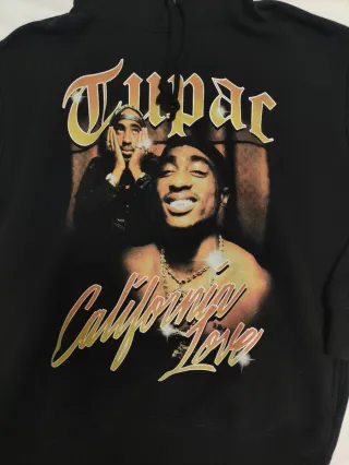 Sudadera Tupac California Love Negra