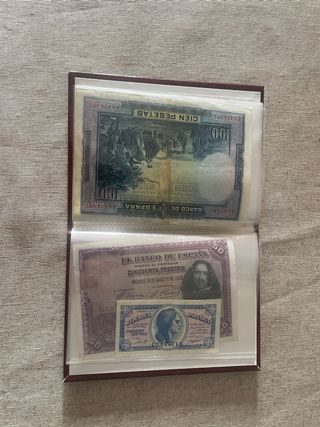 Lote Billetes Antiguos España Pesetas