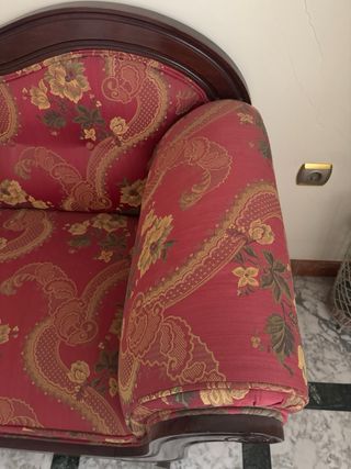 Sofá de 3 plazas estilo clásico