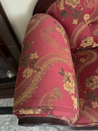 Sofá de 3 plazas estilo clásico