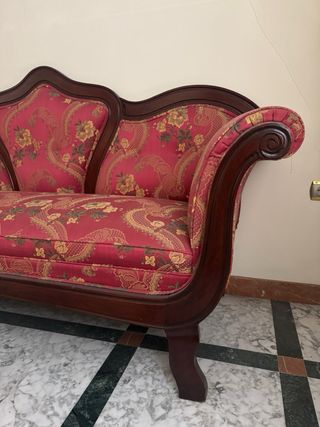 Sofá de 3 plazas estilo clásico