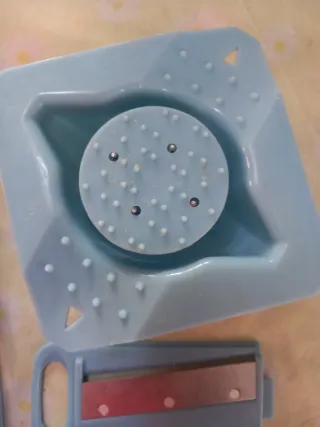 Kit pela patate multifunzione set 4 lame intercamb