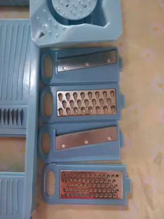 Kit pela patate multifunzione set 4 lame intercamb