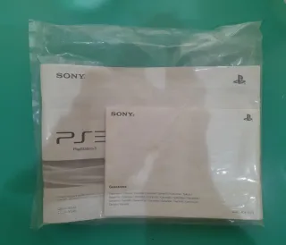 Manual PS3 Sony precintado