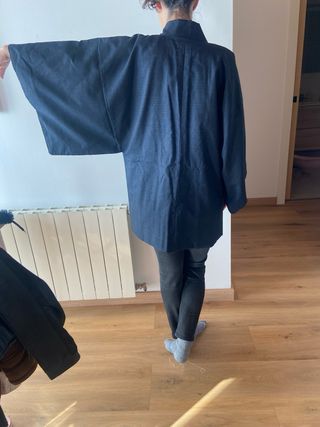 Kimono Japonés Azul Talla Única