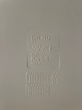 Coppia di sedie Kartell Beige in plastica modello Dr.No