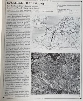 EL T.G.V. COMO EXCUSA.(REVISTA ARQUITECTURA)