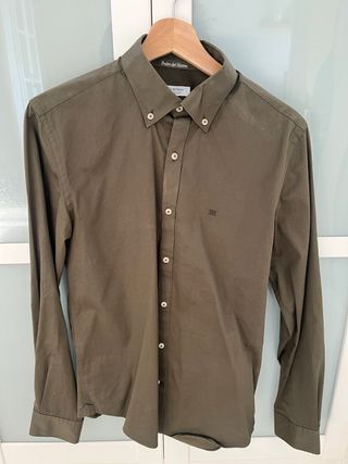 Camisa caqui Pedro del Hierro – Talla S