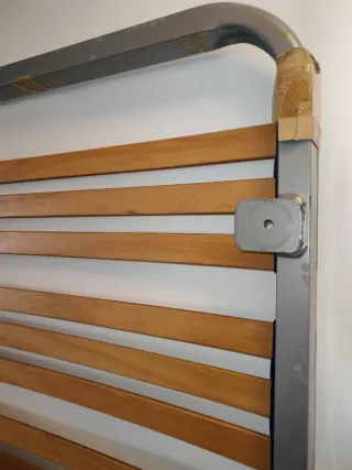 Somier Cama 150x190 Firmeza Madera