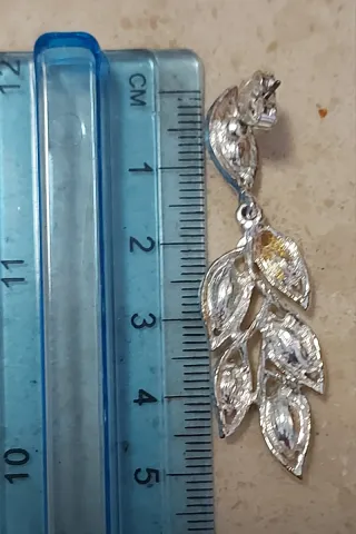 Orecchini donna blu e argento