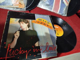 3 Vinilos Rolling Stones y Mick Jagger