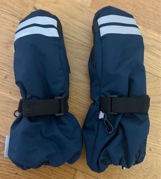 Guantes manoplas niño azul marino 4-6 años