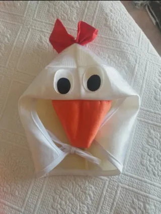 Disfraz infantil de pato