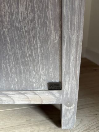 Mesita de noche Banak madera 3 cajones