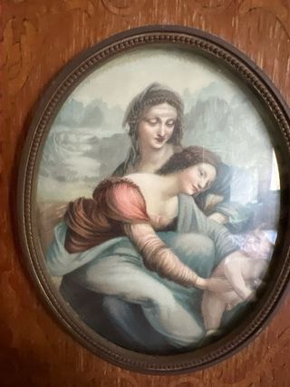 Antigua reproducción Virgen con Niño