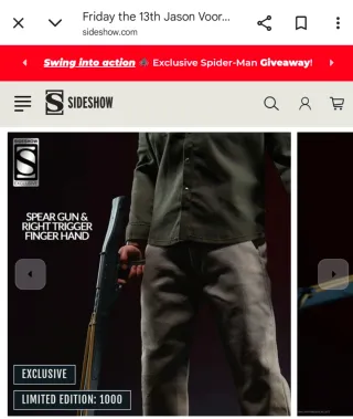 Figura Jason 1/6 Sideshow