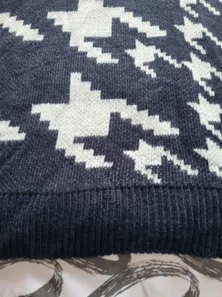 Vestido de punto con estampado