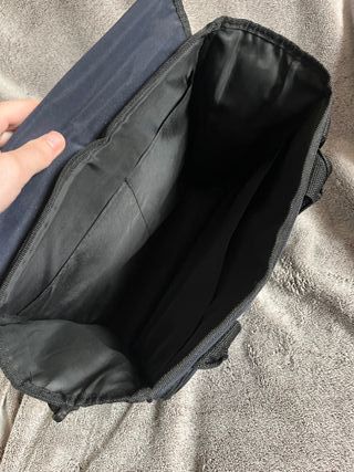 Maleta mochila para vinilos Technics azul marino