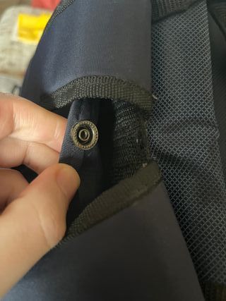 Maleta mochila para vinilos Technics azul marino
