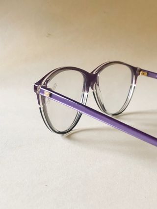 172 - Silhouette 4 Occhiali vintage viola nero