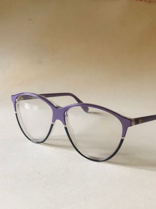 172 - Silhouette 4 Occhiali vintage viola nero