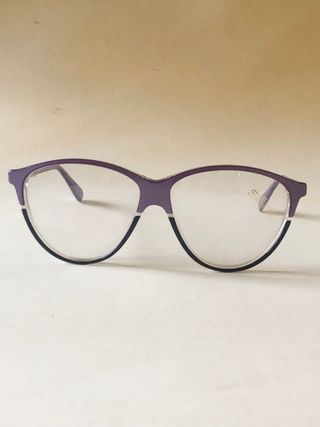 172 - Silhouette 4 Occhiali vintage viola nero