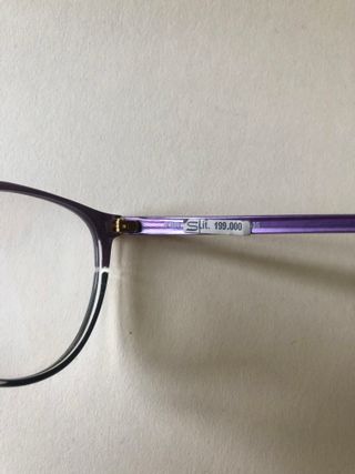 172 - Silhouette 4 Occhiali vintage viola nero