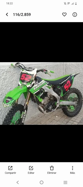 Kawasaki KX250F Motocross 2010
