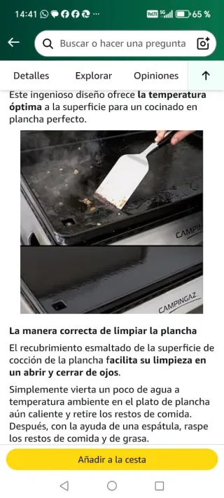 Plancha Gas Campingaz BlueFlame BF L