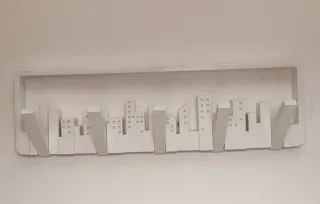 Pack Lámpara de techo, espejo redondo y perchero