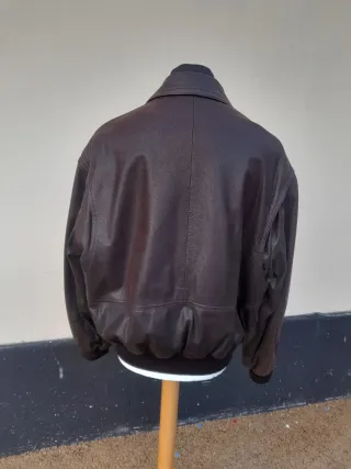 Giacca in pelle Gant marrone