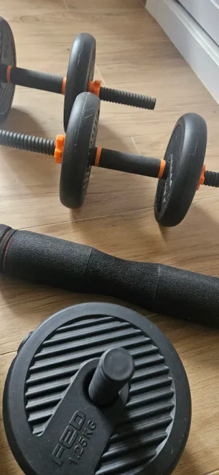 Kit Mancuernas y Pesas Rusas Ajustables