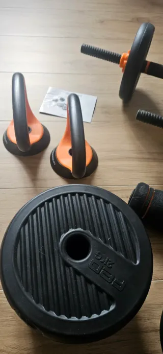 Kit Mancuernas y Pesas Rusas Ajustables