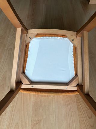 Sillas de madera de cerezo