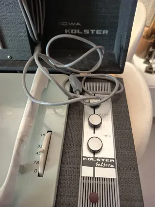 Giradischi vintage Kolster portatile