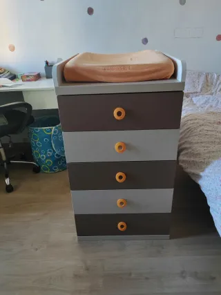 Cambiador bebé con funda