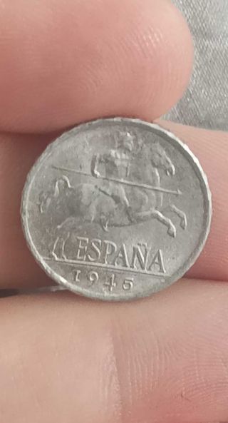 Moneda España 5 Céntimos 1945