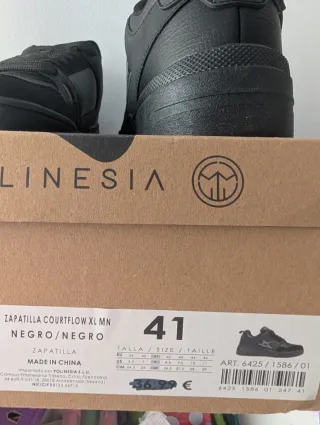 Zapatillas Polinesia Negras