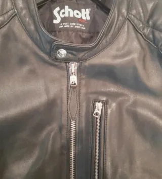Chaqueta Biker Schott Negra