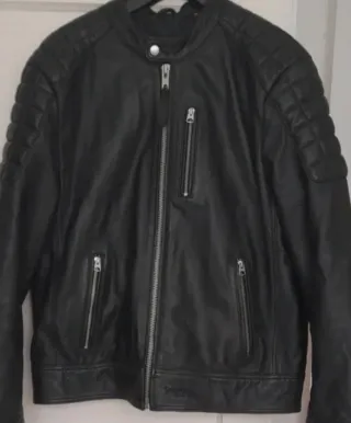 Chaqueta Biker Schott Negra