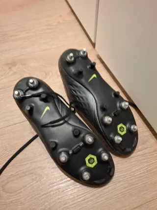 Botas de fútbol Nike Tacos Aluminio Negras