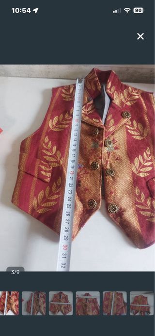 Chaleco bebé fallero talla 1 sin estrenar