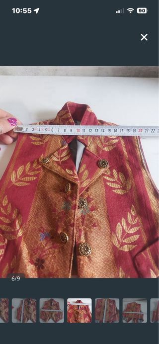 Chaleco bebé fallero talla 1 sin estrenar