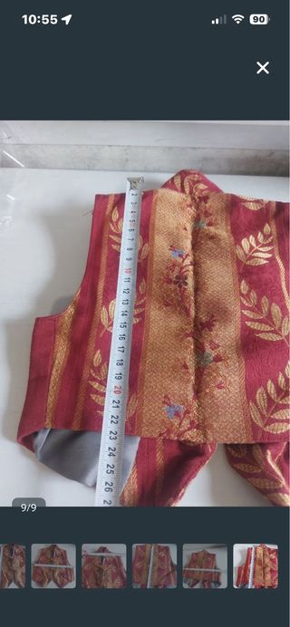 Chaleco bebé fallero talla 1 sin estrenar