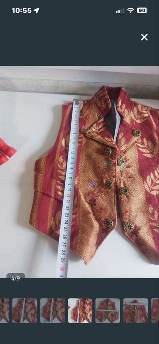 Chaleco bebé fallero talla 1 sin estrenar