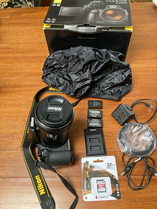 "Nikon P1000 PACK COMPLETO: 3 Baterías + Cargador