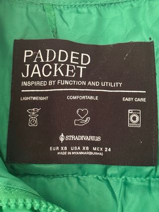 Giubbotto sportivo verde