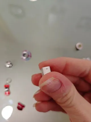 Lote charms plata varios diseños