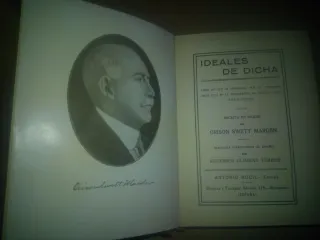Libro Ideales y Dicha de Orison Sweet Marden