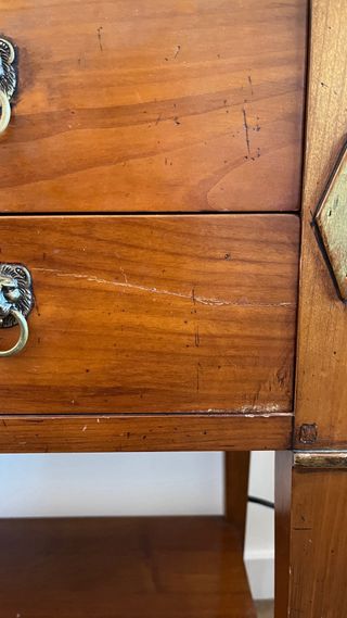 Mesa tocador madera vintage